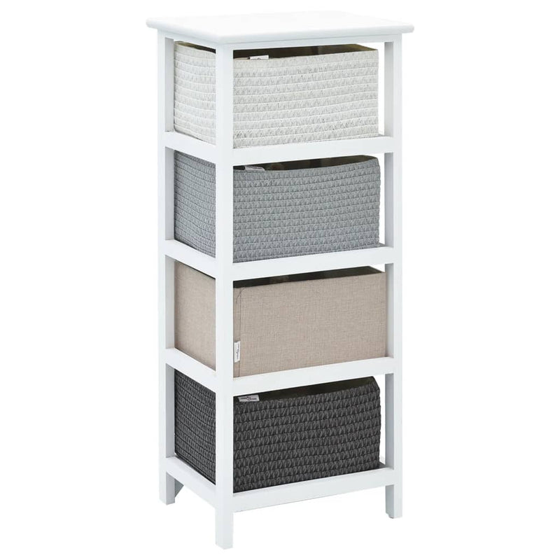 Storage Cabinet 4 Drawers Wood Payday Deals