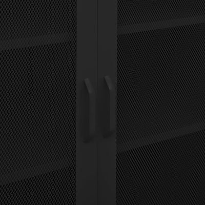 Storage Cabinet Black 80x35x101.5 cm Steel Payday Deals