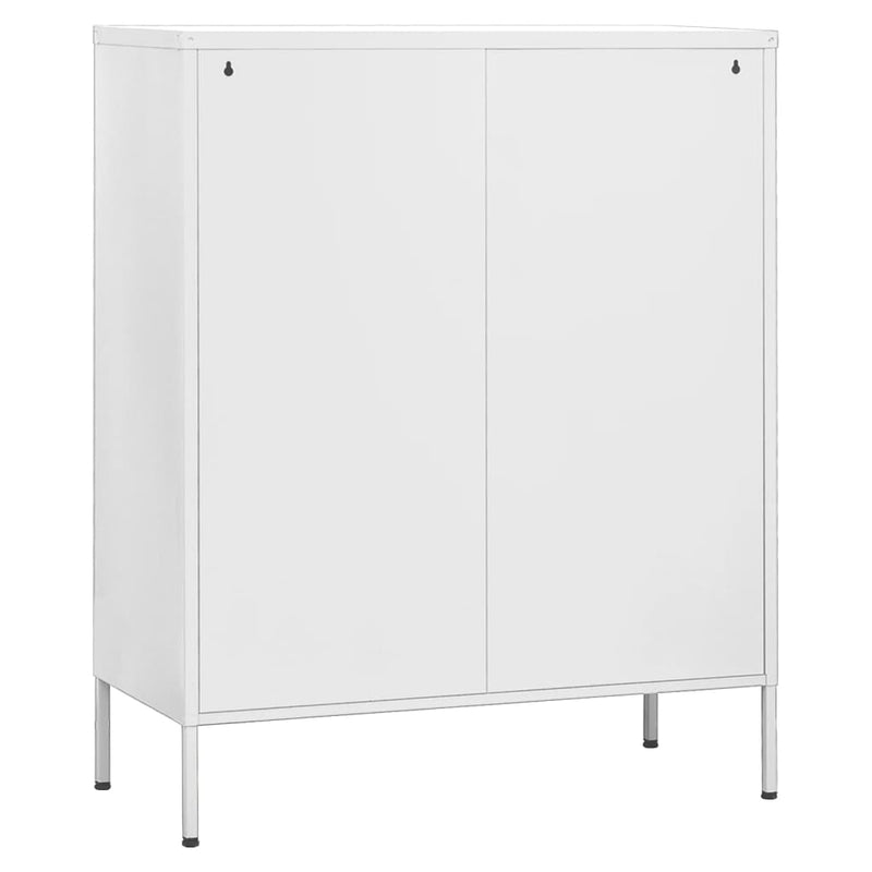 Storage Cabinet White 80x35x101.5 cm Steel Payday Deals