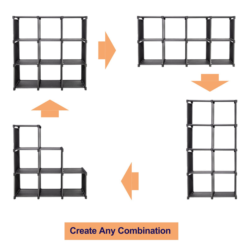 Storage Organizer, 9 Cubes, Wardrobe Closet Storage Shelves Payday Deals