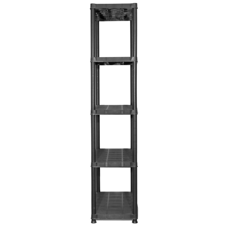 Storage Shelf 5-Tier Black 71x38x170 cm Plastic Payday Deals