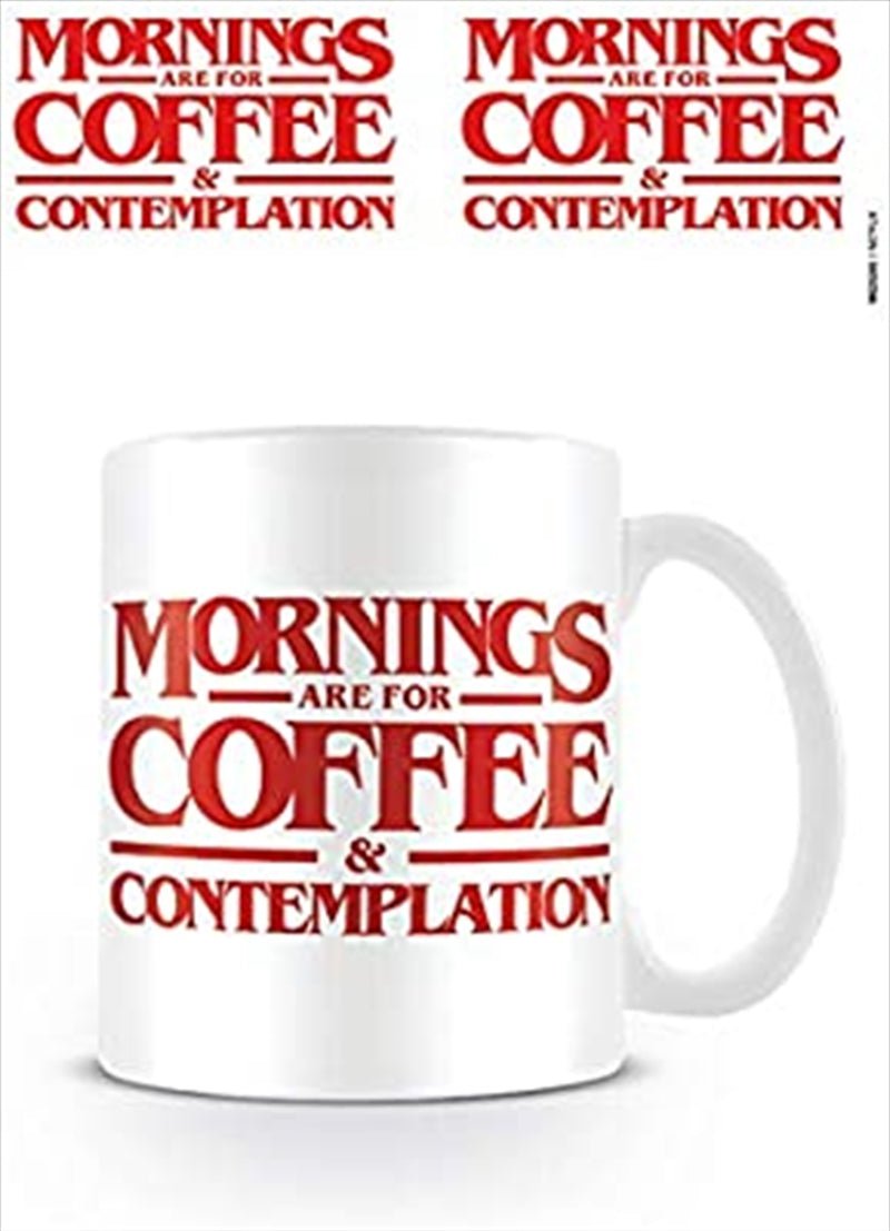 Stranger Things - Coffee And Contemplation mug Payday Deals