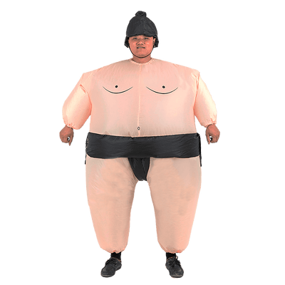 SUMO Fancy Dress Inflatable Suit -Fan Operated Costume