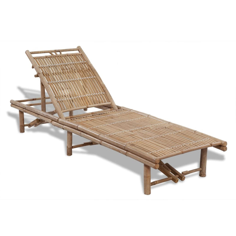 Sun Lounger Bamboo Payday Deals