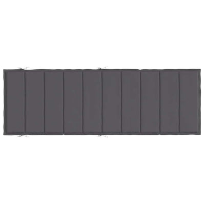 Sun Lounger Cushion Anthracite 186x58x3cm Oxford Fabric Payday Deals