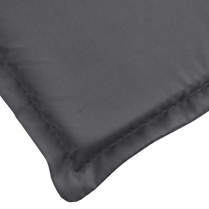 Sun Lounger Cushion Anthracite 186x58x3cm Oxford Fabric Payday Deals