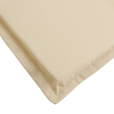 Sun Lounger Cushion Beige 200x50x3 cm Fabric Payday Deals