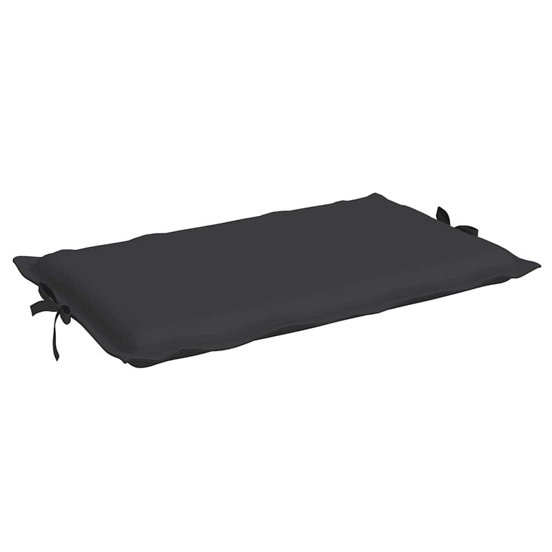 Sun Lounger Cushion Black 186x58x3cm Oxford Fabric Payday Deals
