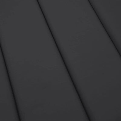 Sun Lounger Cushion Black 200x70x3cm Oxford Fabric Payday Deals