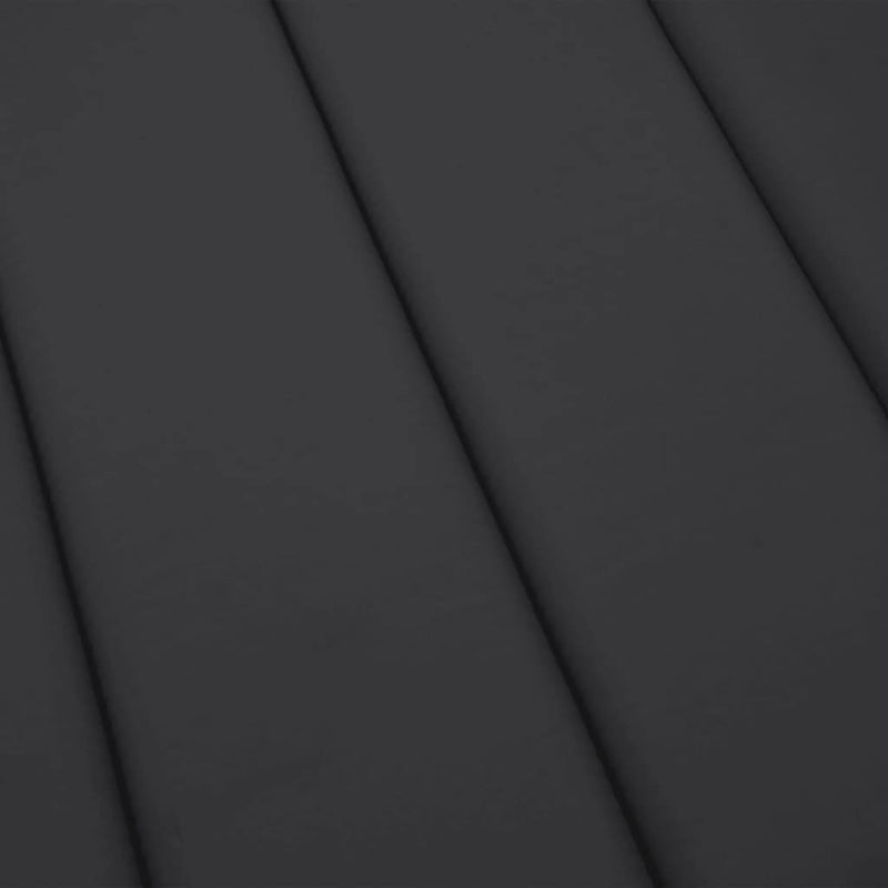 Sun Lounger Cushion Black 200x70x3cm Oxford Fabric Payday Deals