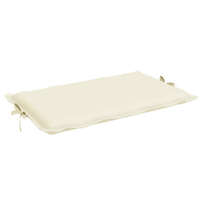 Sun Lounger Cushion Cream 186x58x3cm Oxford Fabric Payday Deals