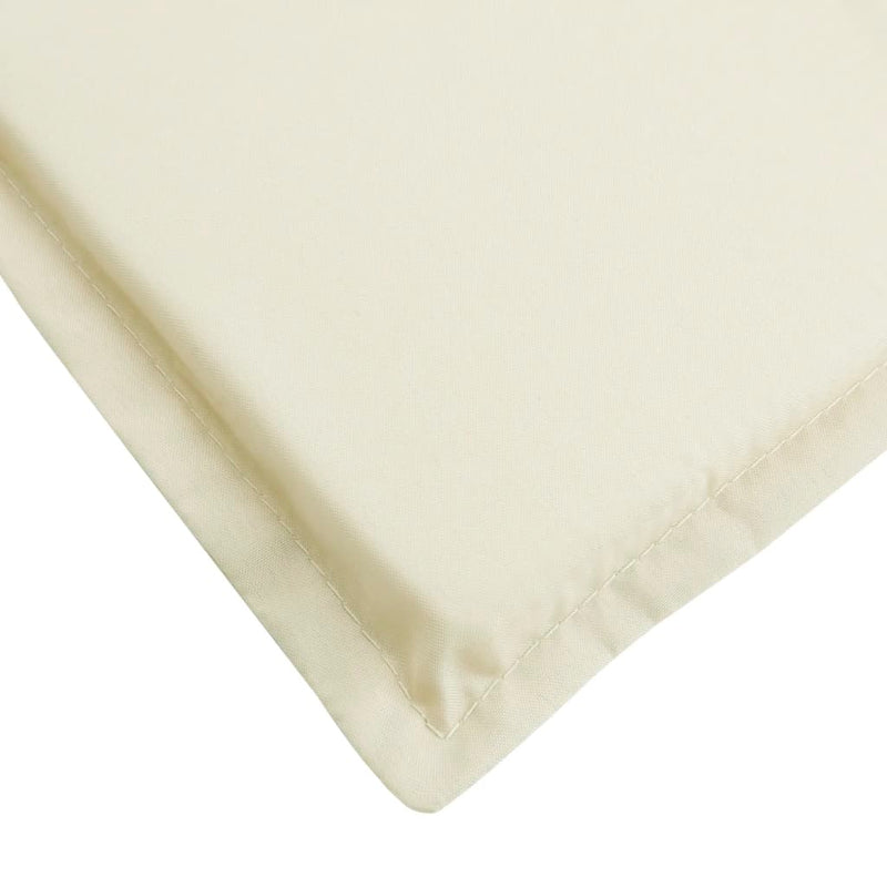 Sun Lounger Cushion Cream 200x70x3cm Oxford Fabric Payday Deals