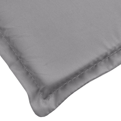 Sun Lounger Cushion Grey 200x50x3 cm Fabric Payday Deals