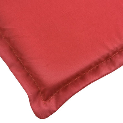 Sun Lounger Cushion Red 200x70x3cm Oxford Fabric Payday Deals