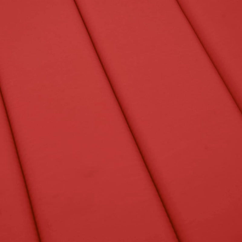 Sun Lounger Cushion Red 200x70x3cm Oxford Fabric Payday Deals