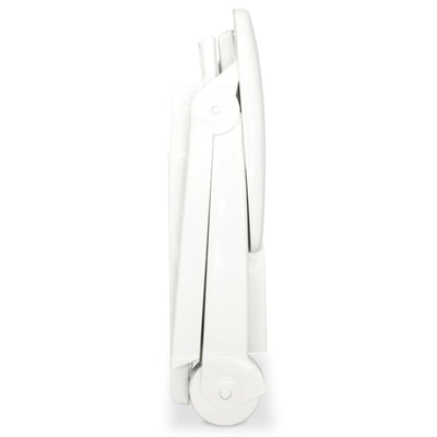 Sun Lounger with Footrest Plastic White Payday Deals