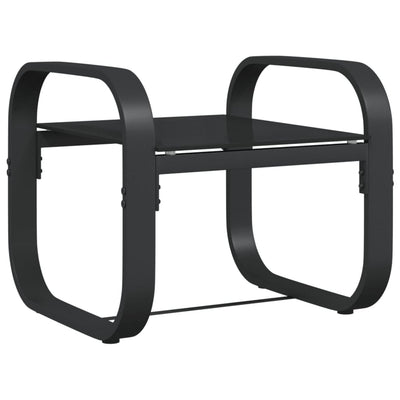 Sun Loungers 2 pcs with Table Textilene and Aluminium Payday Deals