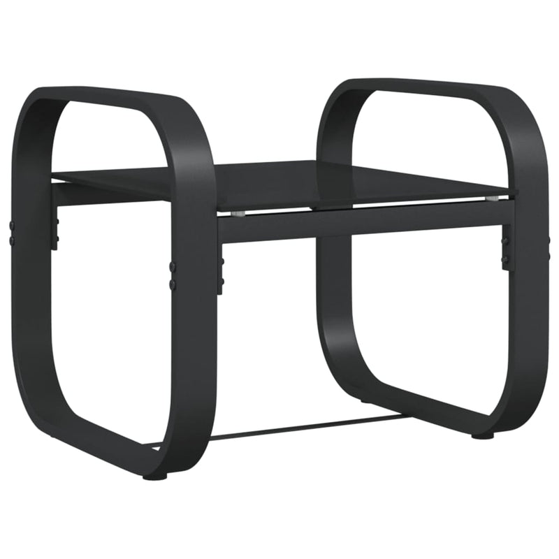 Sun Loungers 2 pcs with Table Textilene and Aluminium Payday Deals