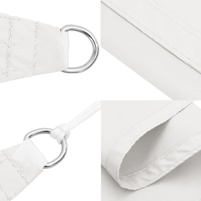 Sunshade Sail Oxford Fabric Rectangular 4x5 m White Payday Deals