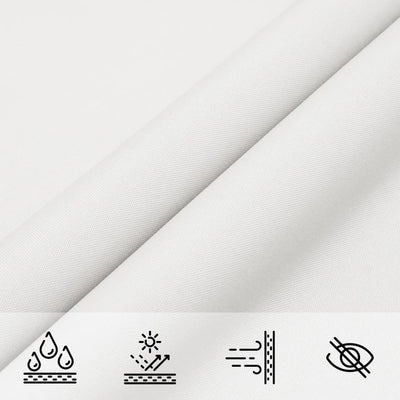 Sunshade Sail Oxford Fabric Rectangular 4x5 m White Payday Deals