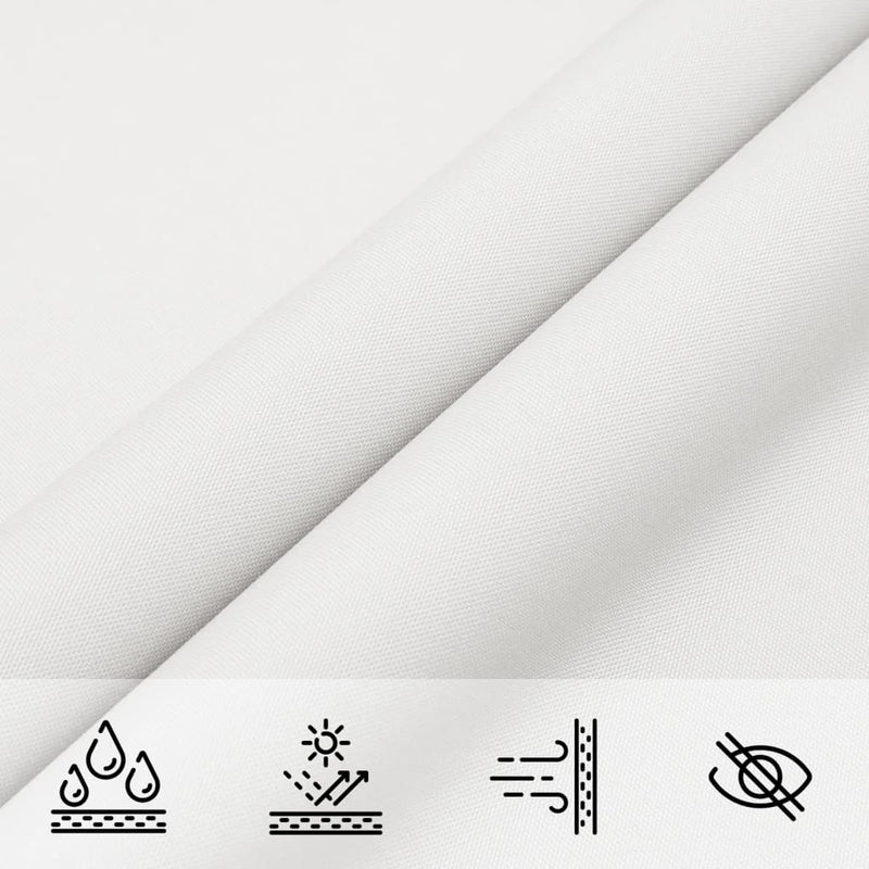 Sunshade Sail Oxford Fabric Rectangular 4x5 m White Payday Deals