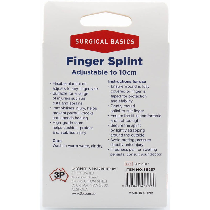 Surgical Basics Universal Finger Splint Metal Payday Deals