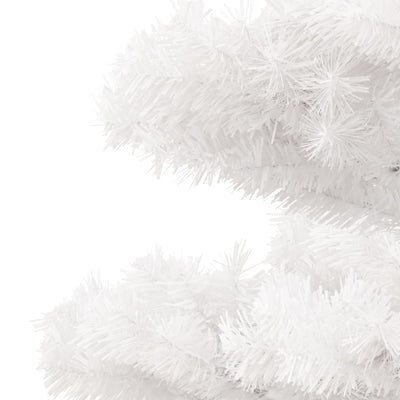 Swirl Pre-lit Christmas Tree with Stand White 180 cm PVC Payday Deals