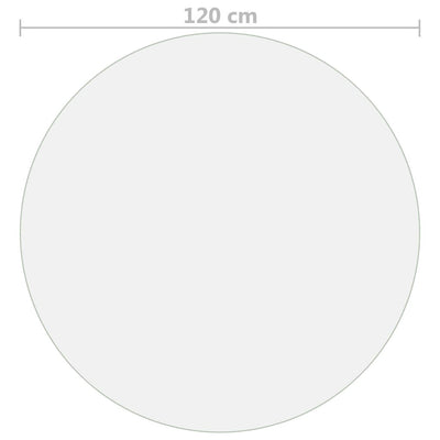 Table Protector Matte Ø 120 cm 2 mm PVC Payday Deals