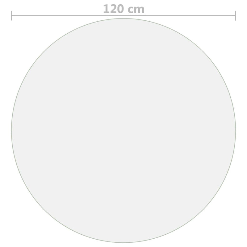 Table Protector Matte Ø 120 cm 2 mm PVC Payday Deals