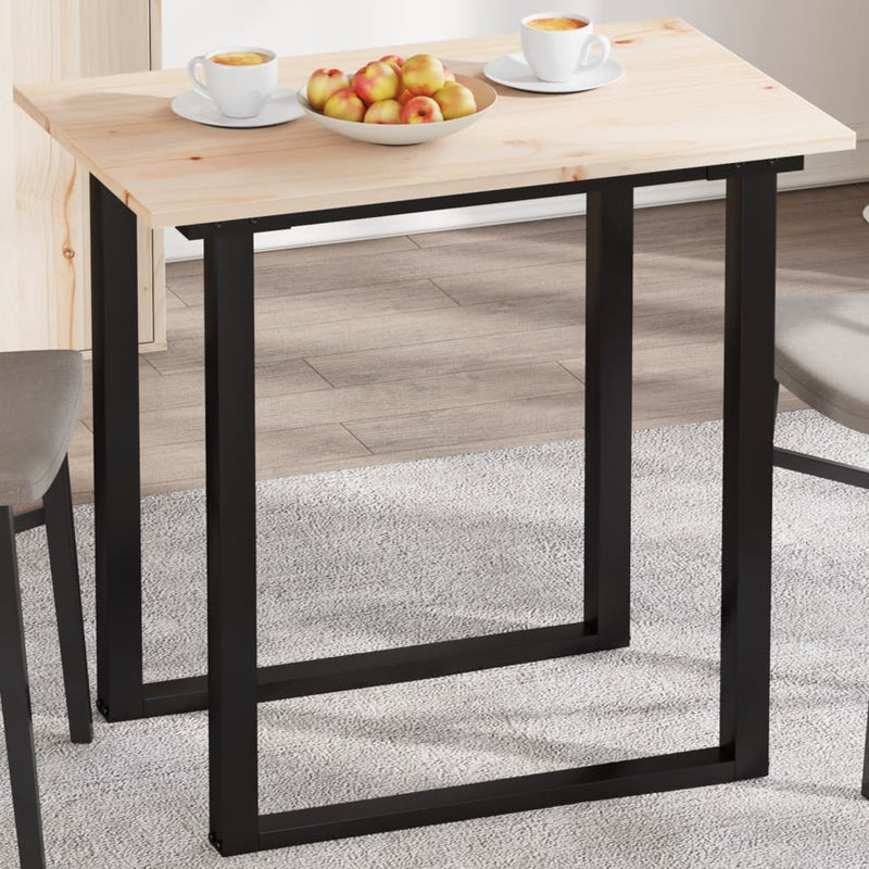 Table Top 80x50x1.7 cm Rectangular Solid Wood Pine Payday Deals