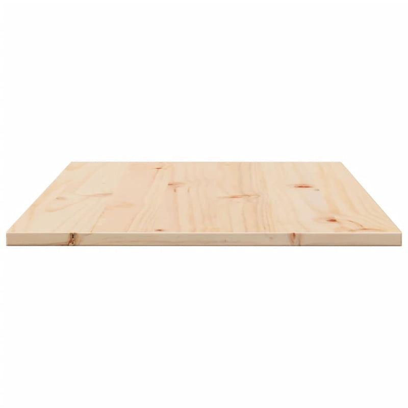 Table Top 80x50x1.7 cm Rectangular Solid Wood Pine Payday Deals