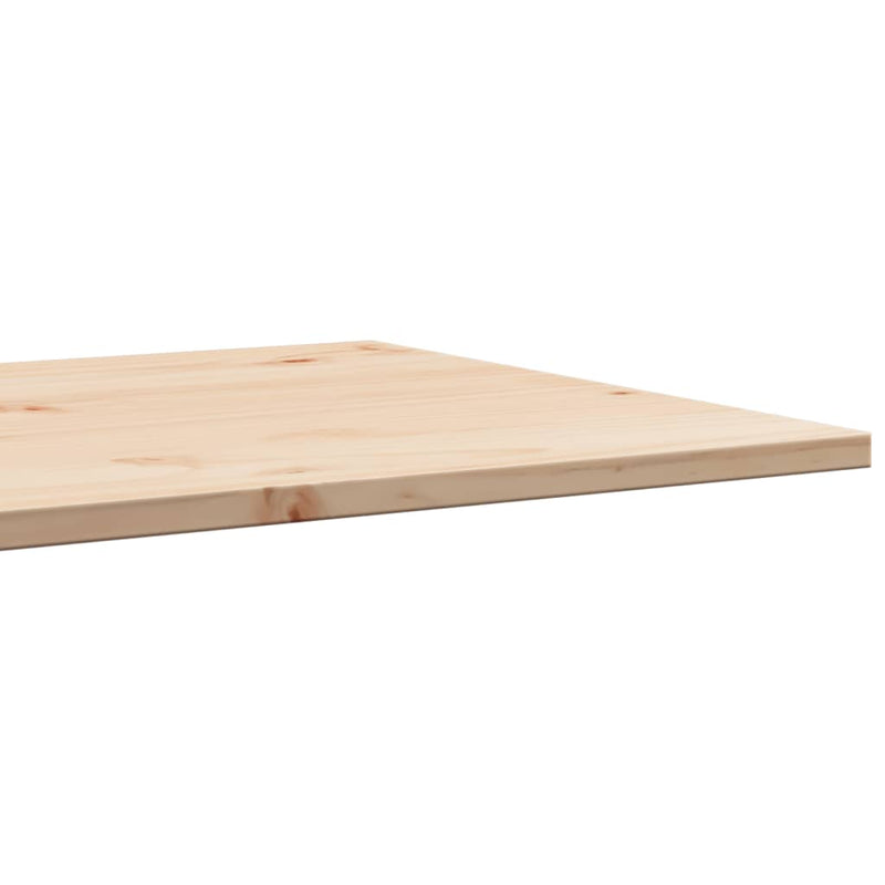 Table Top 80x50x1.7 cm Rectangular Solid Wood Pine Payday Deals