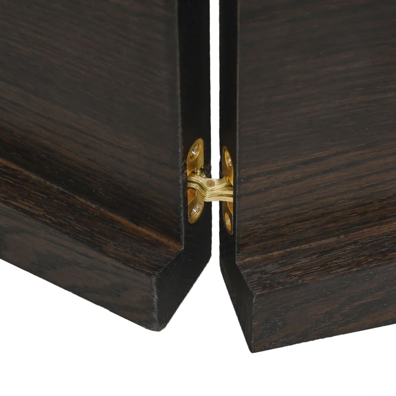 Table Top Dark Brown 160x60x4 cm Treated Solid Wood Oak Payday Deals