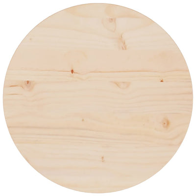 Table Top Ø40x2.5 cm Solid Wood Pine Payday Deals