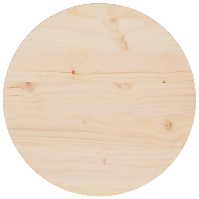 Table Top Ø40x2.5 cm Solid Wood Pine Payday Deals