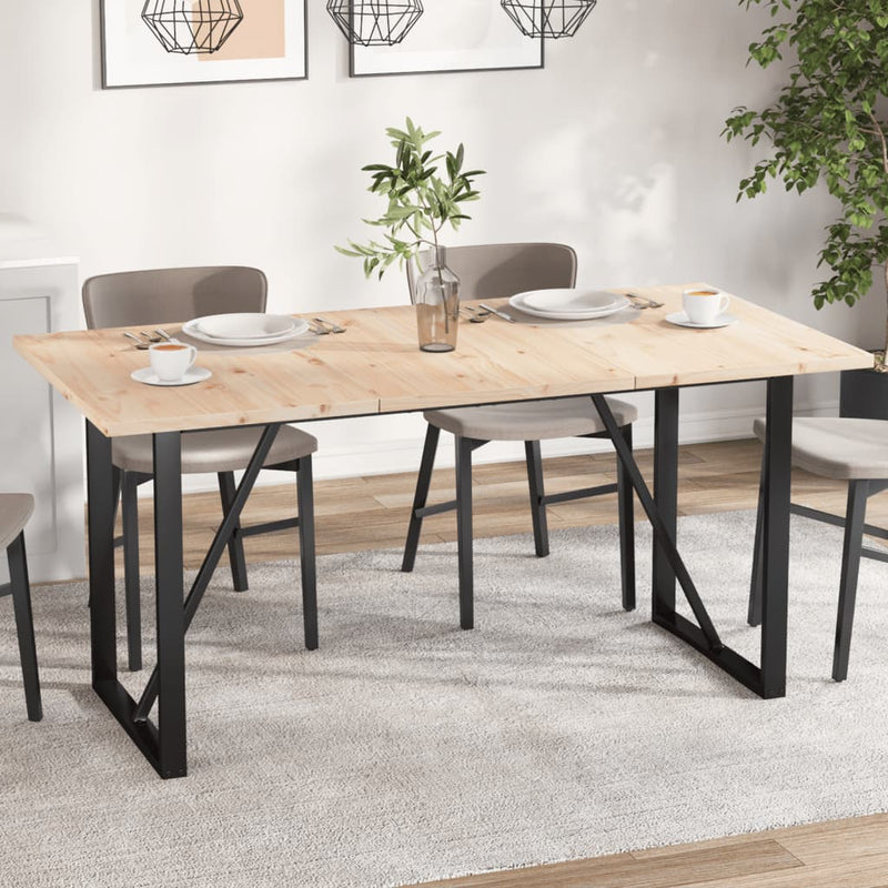 Table Tops 3 pcs 80x53x2.5 cm Rectangular Solid Wood Pine Payday Deals