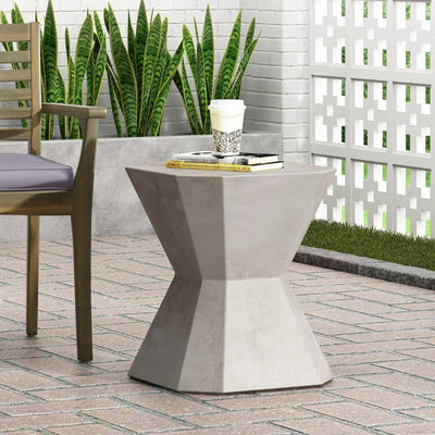 Tablua Australia Coffee Table Round Large Side Table 45 CM wide 51cm height Grey