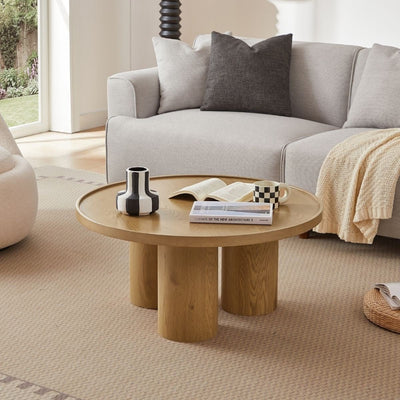 Tanner Natural Wooden Coffee Table Payday Deals