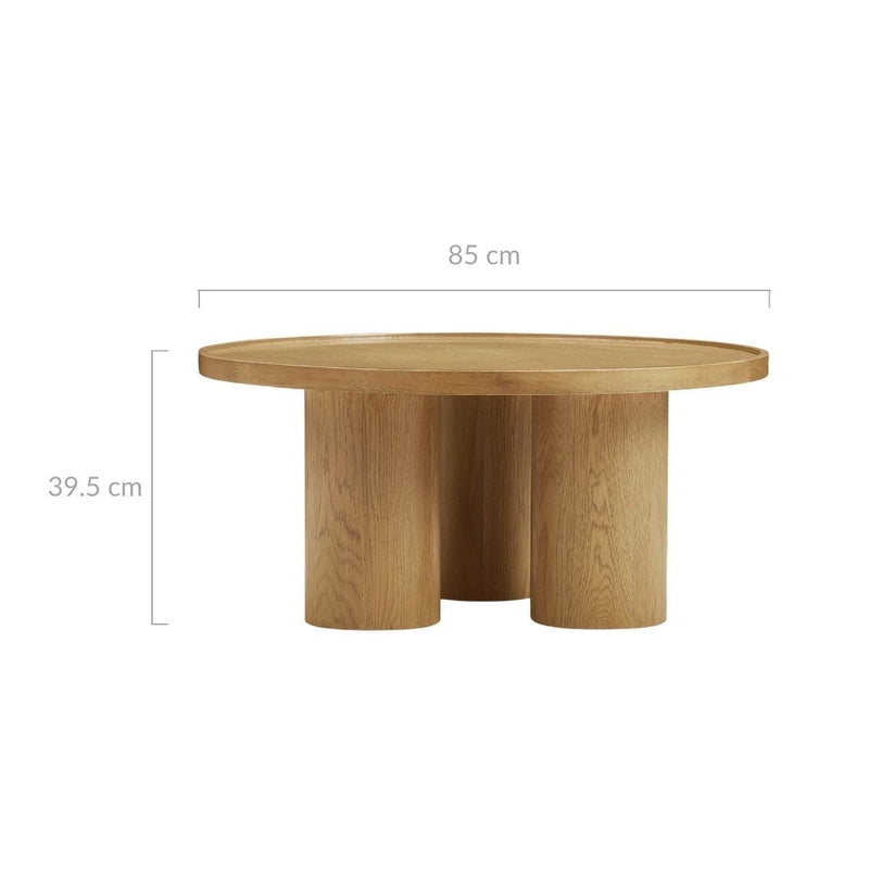 Tanner Natural Wooden Coffee Table Payday Deals