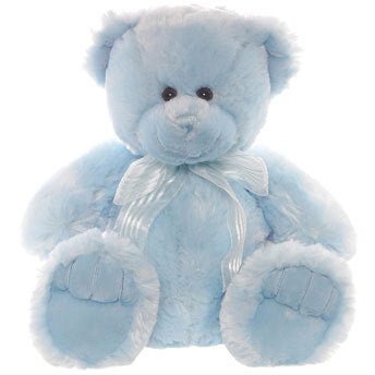 Teddy & Friends Teddy Plush Toy Frankie Blue 30cm Sitting Payday Deals