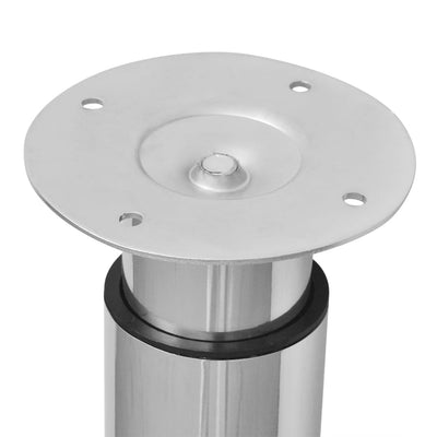 Telescopic Table Legs 4 pcs Chrome 710 mm-1100 mm Payday Deals