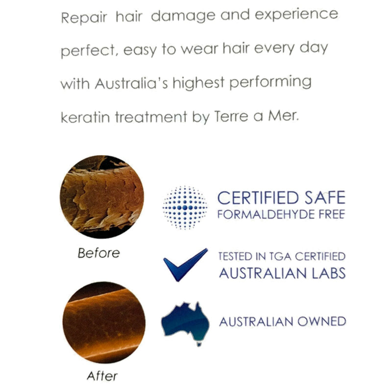 TERRE A MER Intensive Keratin Treatment + Argan Oil Hair Mask Cream Repair Damaged Hair Therapy Payday Deals