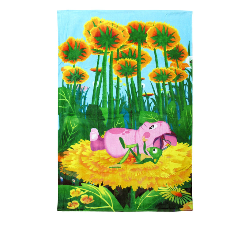 The Adventure of Luntik Beach Towel Rest on Flowers Payday Deals