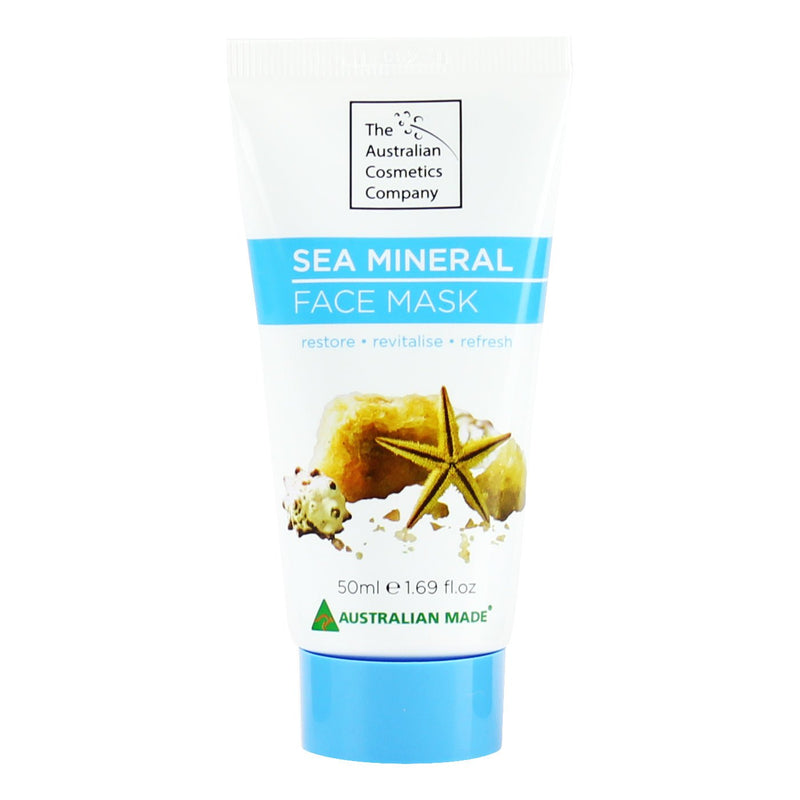 The Australian Cosmetic Company Face Mask Sea Mineral 50ml Beauty Facial Care Payday Deals