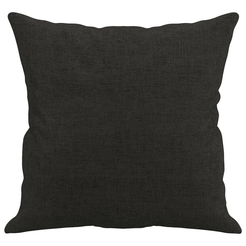 Throw Pillows 2 pcs Black 40x40 cm Fabric Payday Deals