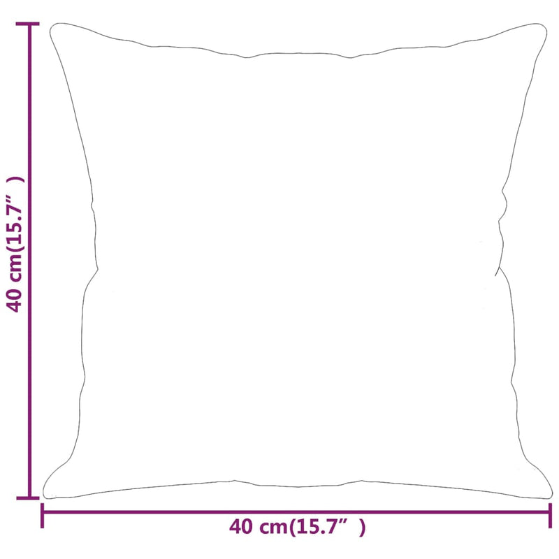 Throw Pillows 2 pcs Black 40x40 cm Fabric Payday Deals