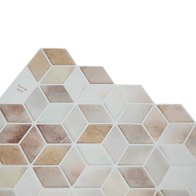 Tiles 3D Peel and Stick Wall Tile Shell Mosaic (30cm x 30cm x 10 sheets) Payday Deals