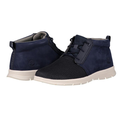 Timberland Men's Graydon Fabric & Leather Shoes Sneakers Casual - Mid Navy Nubuck / Mesh Payday Deals