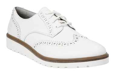 Timberland Womens Ellis Street Shoes Brogues - White