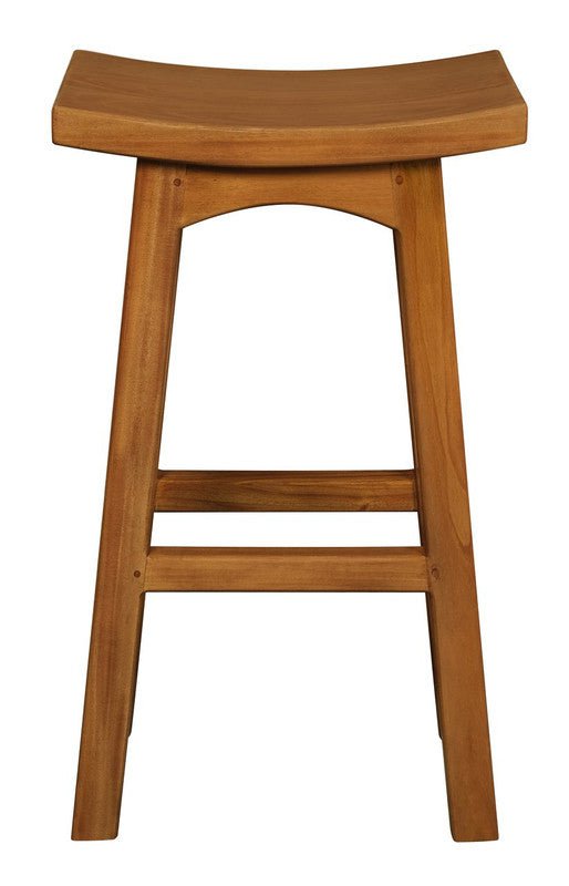 Tokyo Solid Mahogany Timber Barstool (Light Pecan) Payday Deals